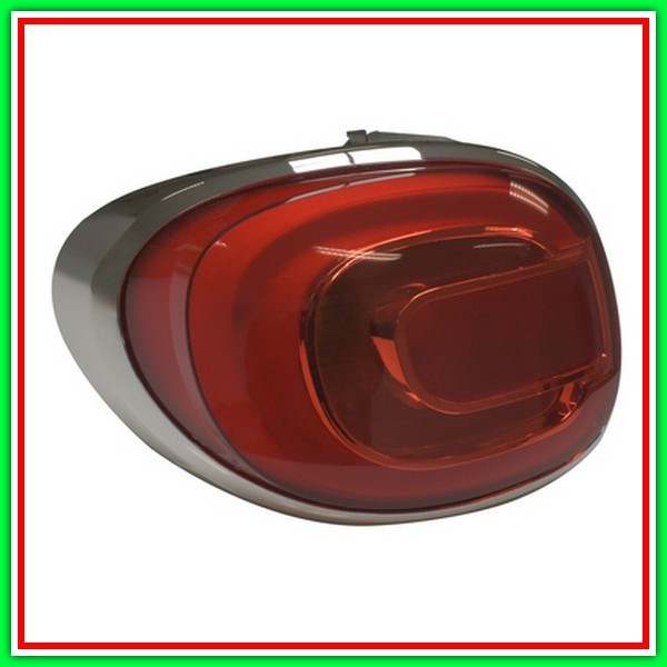 Fanale Posteriore Sinistro Senza Porta Lampada-Led-Cromato Modliving Fiat 500 L-(Anno 2012-2017)