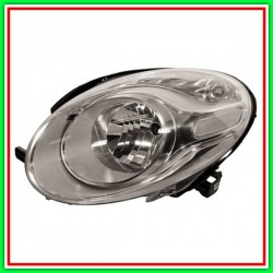 Proiettore Sinistro Superiore Mod H7 Elettrico-Con Motore Fiat 500 L-(Anno 2012-2017)