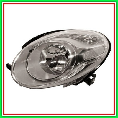 Proiettore Sinistro Superiore Mod H7 Elettrico-Con Motore Fiat 500 L-(Anno 2012-2017)