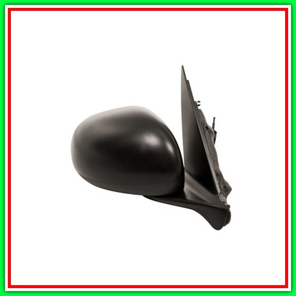 Retrovisore Destro A Cavi-Nero-Con Sonda-Convesso-Cromato-2 Pin Fiat 500 L-(Anno 2012-2017)