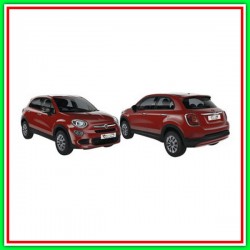 Retrovisore Sinistro Elettrico-Termico Con Primer-Con Fanale-Convesso-Cromato Fiat 500 X City Look-(Anno 2015-2018)