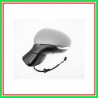 Retrovisore Sinistro Elettrico-Termico Con Primer-Con Fanale-Chiudibile-Convesso-Cromato-8 Pins Fiat 500 X City Look-(2015-2018)