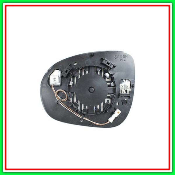 Piastra Specchio Destra Convessa-Con Blis-Termica Cromata Fiat 500 X City Look-(Anno 2015-2018)
