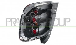 Fanale Posteriore Sinistro Senza Porta Lampada-Bordo Cromato Fiat-500 X City Look-Mod. 01/15-10/18