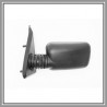 Left Rearview Mirror Manual Black-Convex-Chrome FIAT Panda-(Year 1986-2003)