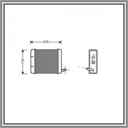 Panda Fiat Heater-(Year 1986-2003)