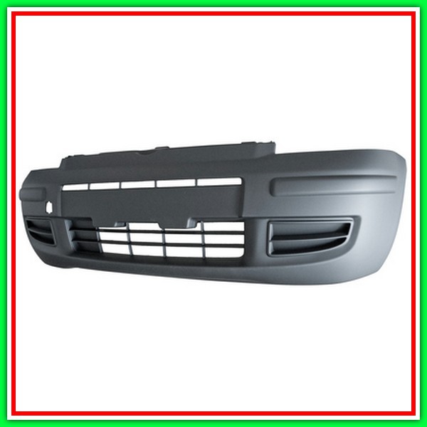 Paraurti Front Black-Embossed-Without Seat Fendi FIAT Panda-(Year 2003-2011)