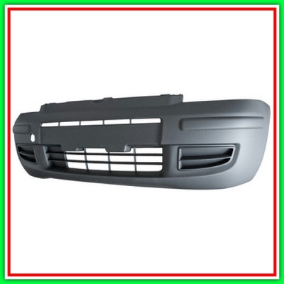 Paraurti Front Black-Embossed-Without Seat Fendi FIAT Panda-(Year 2003-2011)