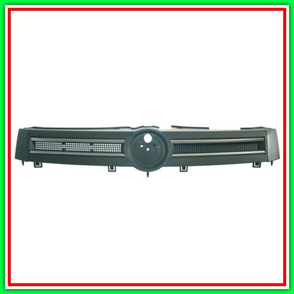 Black Radiator Grille With Chrome Molding FIAT Panda-(Year 2003-2011)