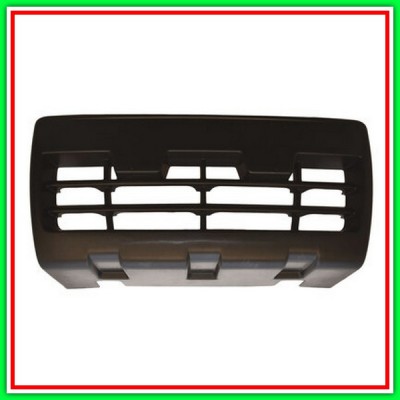 Central Grid Paraurti Front-Black FIAT Panda-(Year 2003-2011)