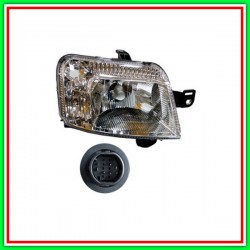 Right Projector H4 Electric With Engine Mod Up 09 FIAT Panda-(Year 2003-2011)