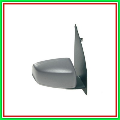 Electric-Thermal Right Rearview Mirror With Primer-Convex-Chrome FIAT Panda-(Year 2003-2011)