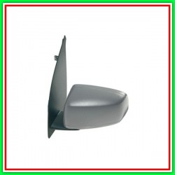 Left Electric-Thermal Rearview Mirror With Primer-Convex-Chrome FIAT Panda-(Year 2003-2011)