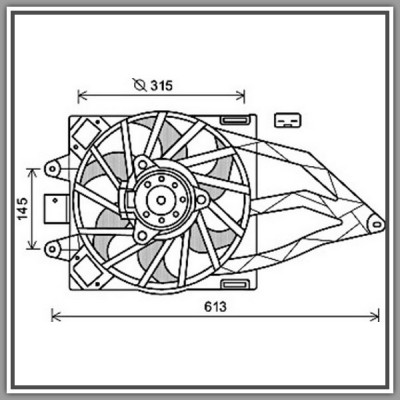 Ventola Fiat Panda-(Anno 2003-2011)