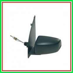 Electrical-Black-Thermal-Convex-Chrome 7H5P Left Rearview mirror FIAT Panda-(Year 2003-2011)