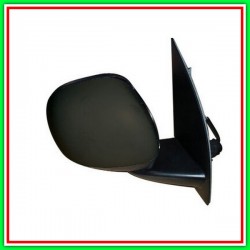 Left Rearview Mirror A Cable-Black-Convex-Chrome FIAT Panda Climbing 4X4-Natural Power-(Year 2009-2011)