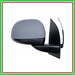 Electric Left Rearview Mirror With Primer-Con Probe-7H5P FIAT Panda Climbing 4X4-Natural Power-(Year 2009-2011)