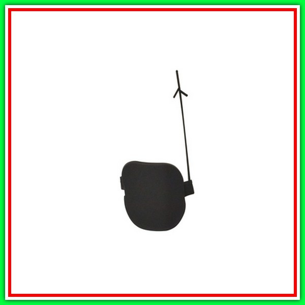 Tappo Coprigancio Traino Anteriore Nero Goffrato Fiat Panda-(Anno 2012 In Poi)