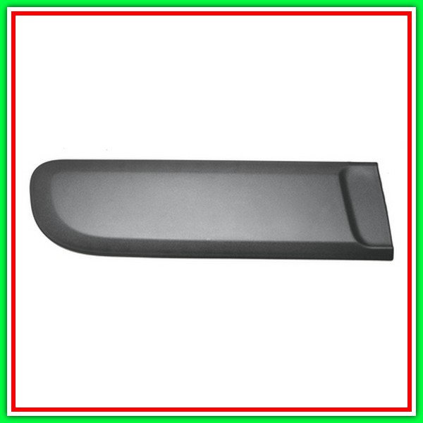 Modanatura Porta Posteriore Destra-Nera-Con Biadesivo E Mollette Fiat Panda-(Anno 2012 In Poi)