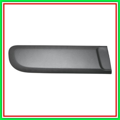 Modanatura Porta Posteriore Destra-Nera-Con Biadesivo E Mollette Fiat Panda-(Anno 2012 In Poi)