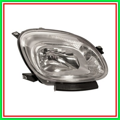 Proiettore Destro H4 Elettrico Con Motore Fiat Panda-(Anno 2012 In Poi)
