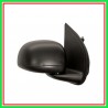 Retrovisore Destro Elettrico-Nero-Convesso-3 Pins Fiat Panda-(Anno 2012 In Poi)