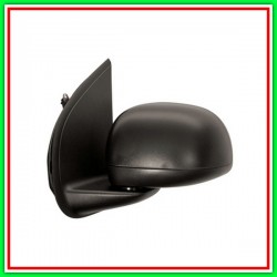 Electric-Black-Convex-3 Pins Left Rearview mirror FIAT Panda-(Year 2012 Onwards)
