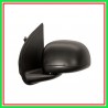 Retrovisore Sinistro Elettrico-Nero-Convesso-3 Pins Fiat Panda-(Anno 2012 In Poi)