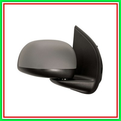 Retrovisore Destro Elettrico Con Primer-Convesso-3 Pins Fiat Panda-(Anno 2012 In Poi)