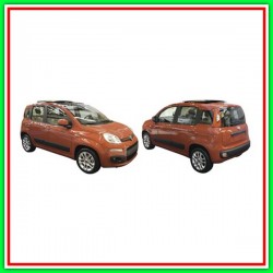 Retrovisore Sinistro Elettrico-Termico Con Primer-Convesso-5 Pins Fiat Panda-(Anno 2012 In Poi)