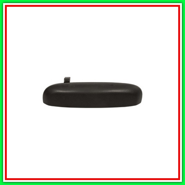 Maniglia Esterna Posteriore Sinistra-Nera-Senza Foro Nottolino Fiat Panda-(Anno 2012 In Poi)