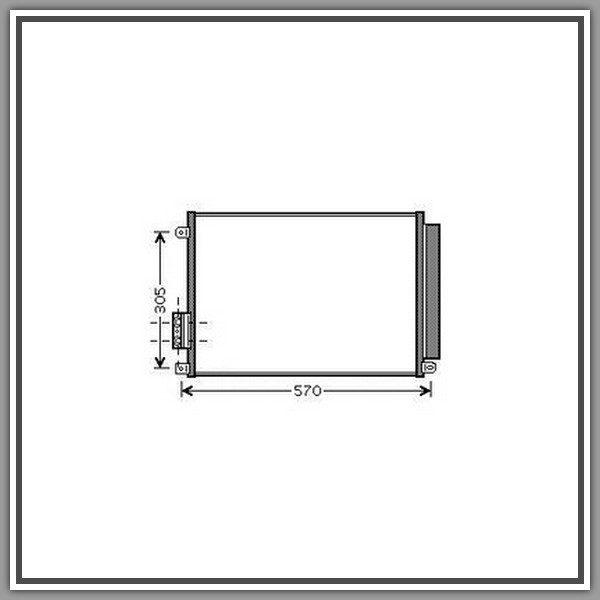 Condensatore Fiat Panda-(Anno 2012 In Poi)