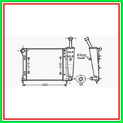 Radiatore Fiat Panda-(Anno 2012 In Poi)