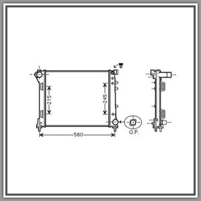 Radiatore Fiat Panda-(Anno 2012 In Poi)