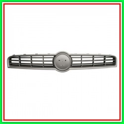 Silver Painted Radiator Grille - Mod Emotion - New Dynamic - Easy- Sport FIAT Bravo-(Year 2007-2014)