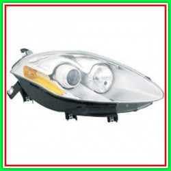 Right Projector H1-H1 Chrome Electric-With Engine FIAT Bravo-(Year 2007-2014)