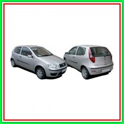 Griglia Sinistra Paraurti Nera-Senza Sede Fendi Fiat Punto-(Anno 2003-2011)