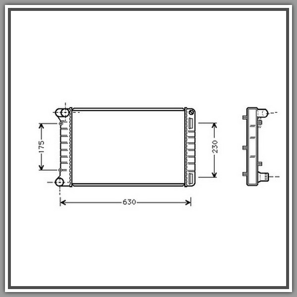Radiatore Fiat Punto-(Anno 2003-2011)