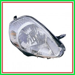 Right Projector H4 Electric Chrome-With Engine Mod Up 08 FIAT Great Point-(Year 2005-2009)