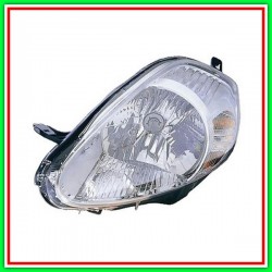 Left Projector H4 Electric Chrome-With Engine Mod 08 Onwards FIAT Great Point-(Year 2005-2009)