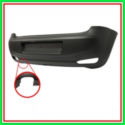 Paraurti With Primer-With Single Exhaust Left - Mod Lounge FIAT Punto-(Year 2012-2017)