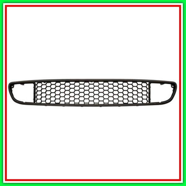 Griglia Centrale Paraurti Anteriore-Nera Fiat Punto-(Anno 2012-2017)