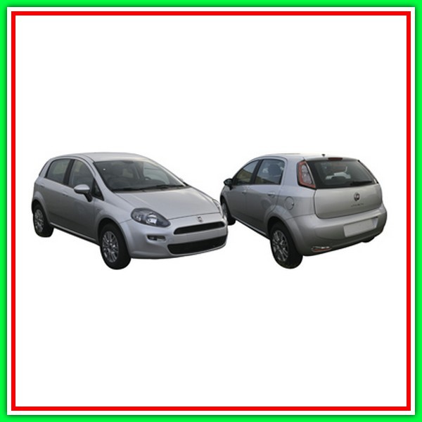 Proiettore Destro H4 Elettrico Con Motore-Grigio Fiat Punto-(Anno 2012-2017)