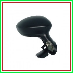 Retrovisore Destro A Cavi-Nero-Convesso-Cromato Fiat Punto-(Anno 2012-2017)