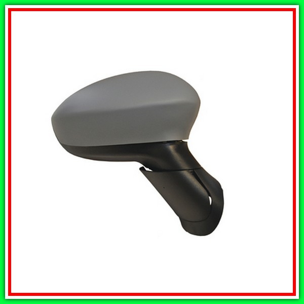 Retrovisore Destro A Cavi Con Primer-Convesso-Cromato Fiat Punto-(Anno 2012-2017)