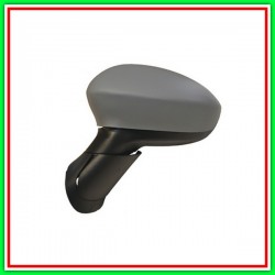 Retrovisore Sinistro A Cavi Con Primer-Convesso-Cromato Fiat Punto-(Anno 2012-2017)