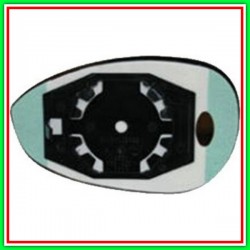 Piastra Specchio Destra Convessa Cromata Fiat Punto-(Anno 2012-2017)