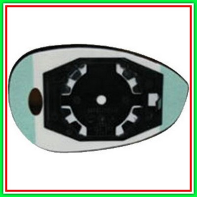Convex-Thermal Chrome Left Mirror Plate FIAT Point-(Year 2012-2017)