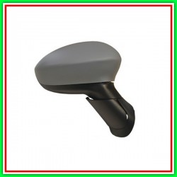Electric Right Rearview Mirror With Primer-Chrome-Convex FIAT Point-(Year 2012-2017)