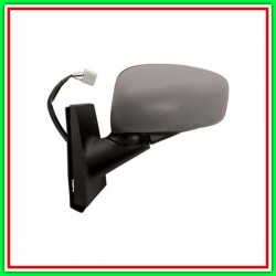 Electrical-Thermal Left Rearview Mirror With Primer-Convex-Chrome FIAT Idea-(Year 2003-2005)